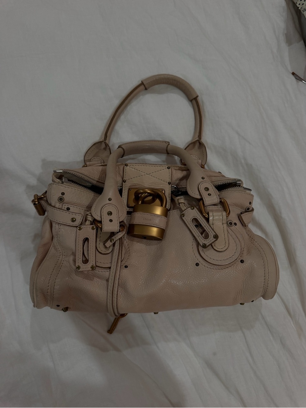 authentic rare light pink Chloé Paddington